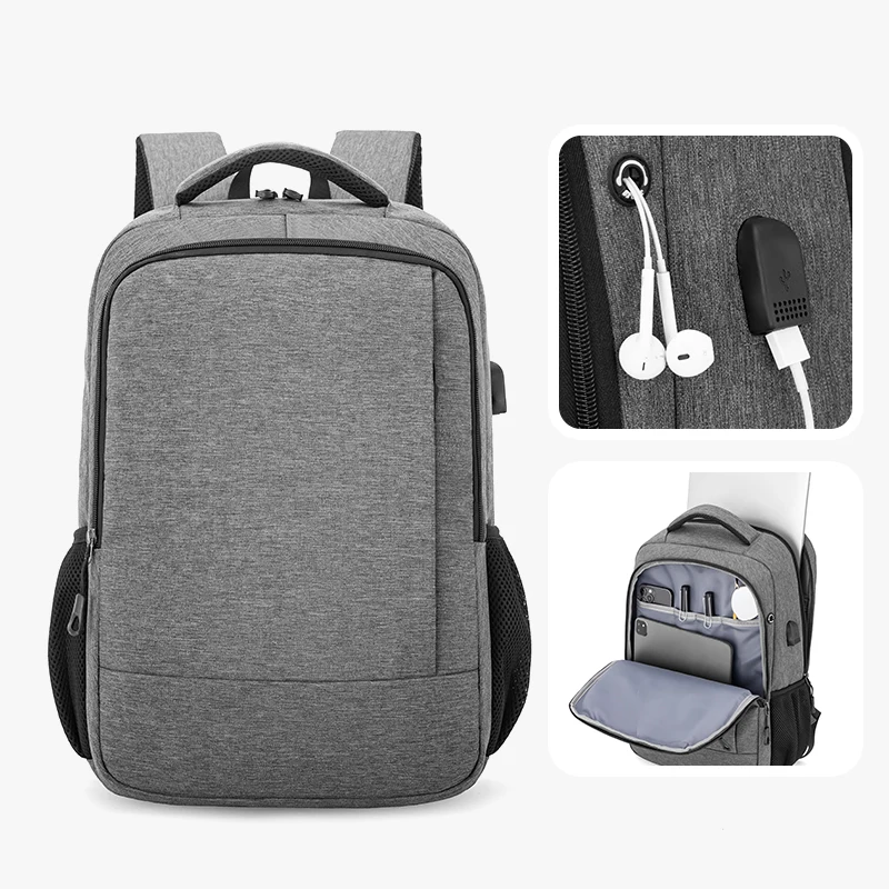 Men Travel Backpack 16inch Laptop Backpack Business Large Capacity School Backpack College Student Bookbag