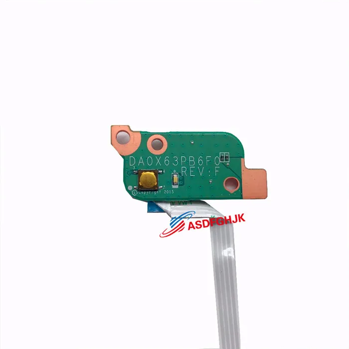 

ПОДЛИННЫЙ для HP 450 G3 455 G3 плата питания кнопочный переключатель DA0X63PB6F0 DA0X63PB6F1 протестирован быстрая доставка