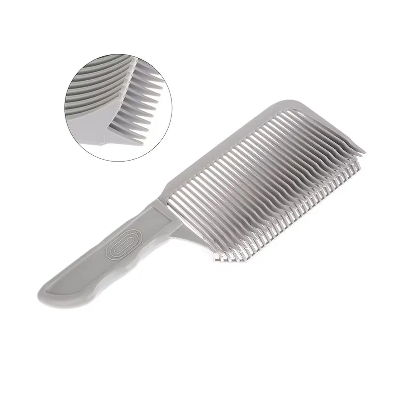 1/2Pcs Hair Cutting Combs Professional Barber Clipper Blending Flat Top Hair Cutting Comb for Men Fading Comb Salon Styling Tool