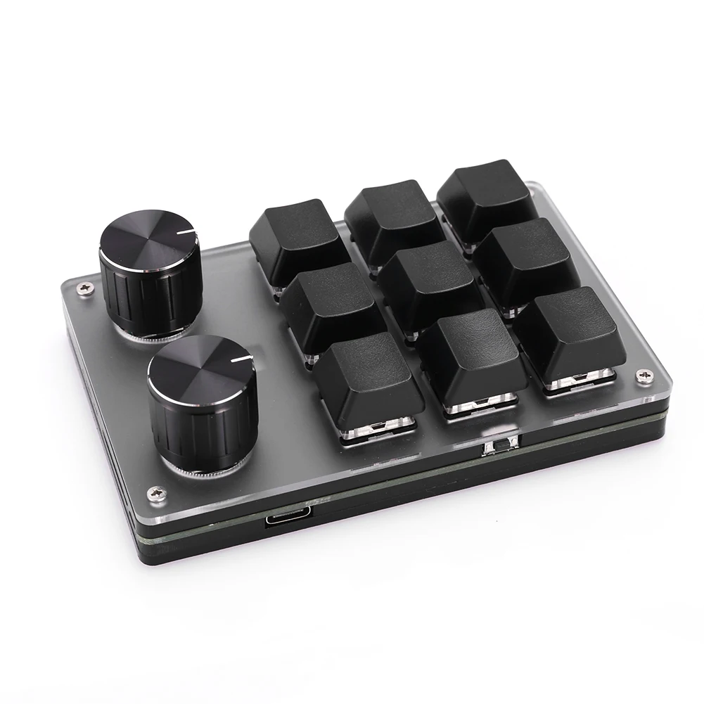 لوحة مفاتيح ألعاب فوتوشوب 9 مفتاح 2 مقبض متوافقة مع بلوتوث لاسلكي/USB نسخ لصق زر صغير مفاتيح حمراء لأجهزة الكمبيوتر المحمول ماك بوك