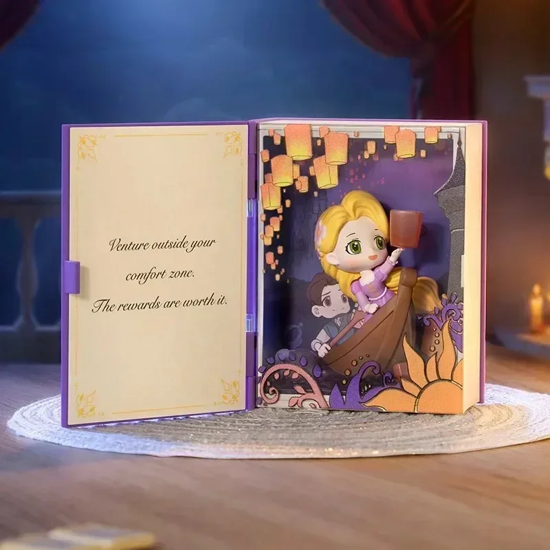 

100% Original Disney Princess's Fairy Tales Series Blind Box Toys Anime Action Figure Caixa Caja Surprise Mystery Box Dolls Girl