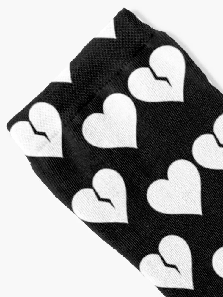 Broken Heart BHC Black Hearts Club YUNGBLUD Face Mask Pin Shirt Socks gift hip hop anime Men's Socks Women's