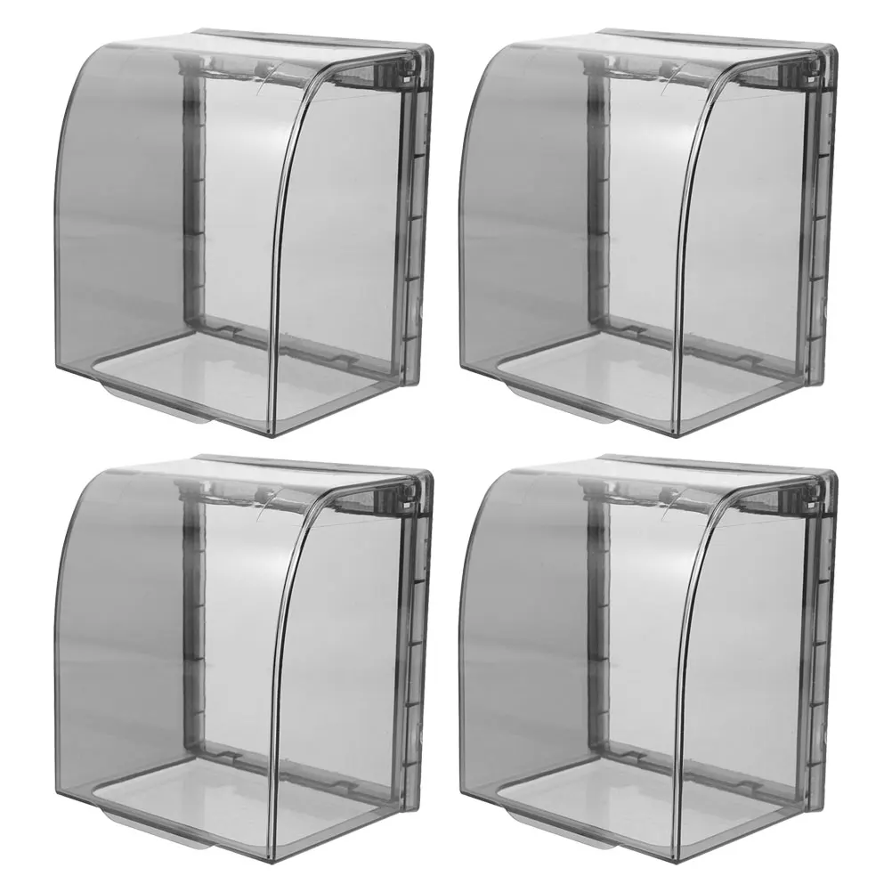 

4Pcs Outdoor Electrical Outlet Covers 86 Type Waterproof PVC Socket Protectors Weather Resistant Power Outlet Caps
