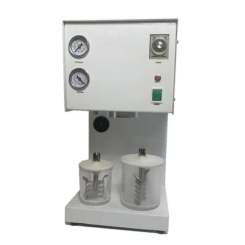 Impression Material Vacuum Mixer Dental Plaster Vacuum Embedding Machine Embedding Material Mixer