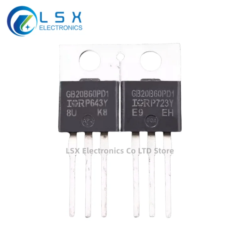 10PCS GB20B60PD1 IRGB20B60PD1 22A/600V TO-220 IGBT Power Tube New and Original