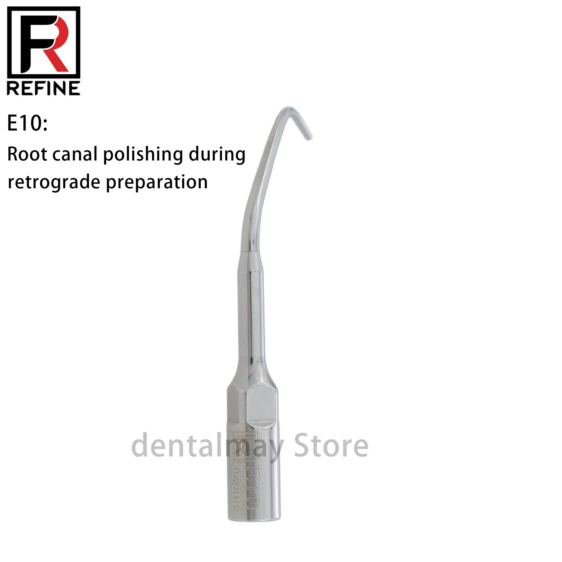 REFINE Dental Ultrasonic Scaler Tip Diamond 1/5PC E10 fit EMS Root Canal Polishing During Retrograde Preparation