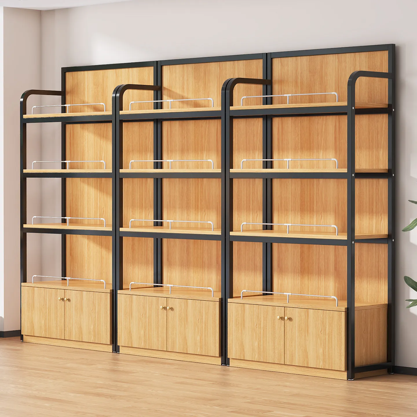 Supermarket Shelf Display Cabinet Product Display Cabinet Adjustable Samples Multi-layer Stationery Store Cabinet Cosmetics