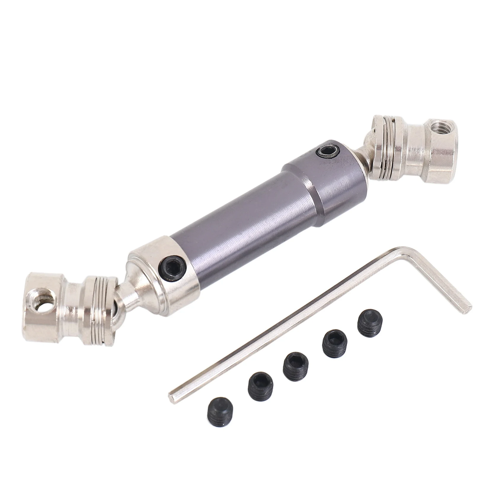 Metal Rear Drive Shaft Cvd for Wltoys 12428 12423 1/12 Rc Car Crawler Short Course Truck Upgrade Hop-Up Parts,Grey