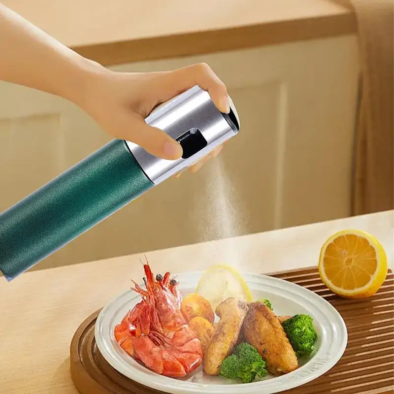 Oil Sprayer For Cooking Continuous Spray With Portion Control Food-grade Refillable Oil Dispenser For Cooking Salads BBQs And