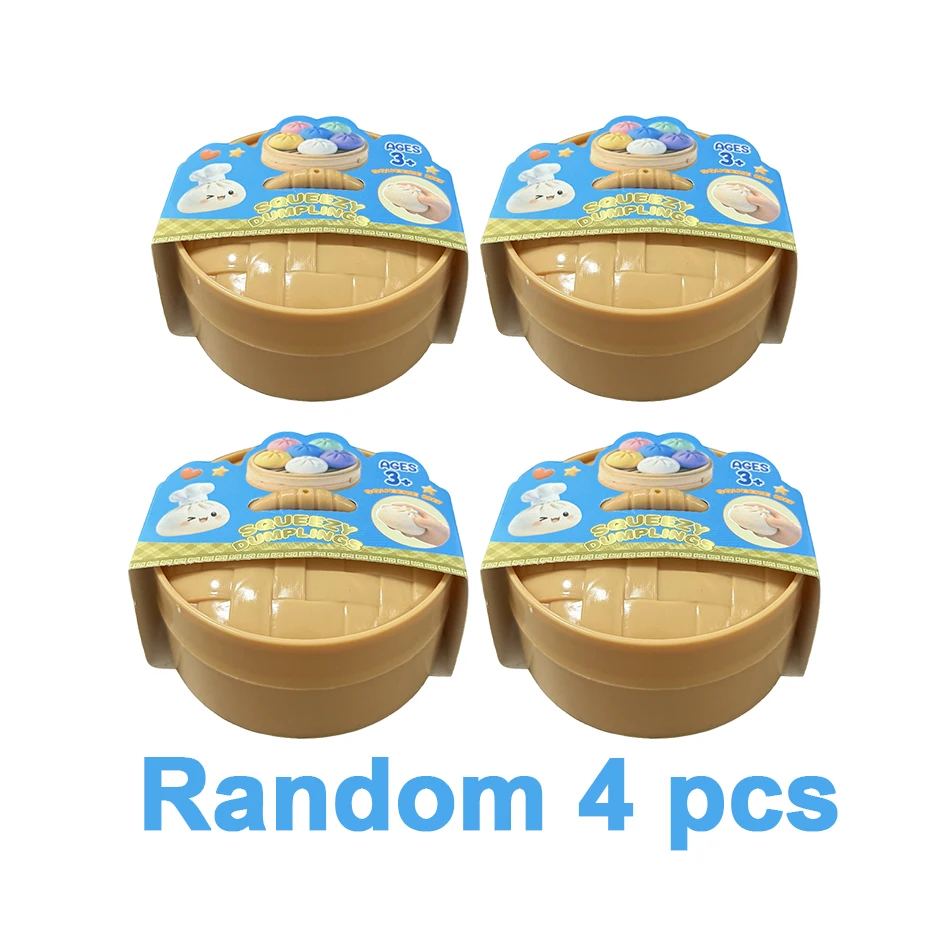 Realistisches Riesen-Knödel-Quetschspielzeug mit Bambus-Dämpfer, weicher TPR-Teigball, Entspannungs-Fidget-Spielzeug, kreatives lustiges Geschenk