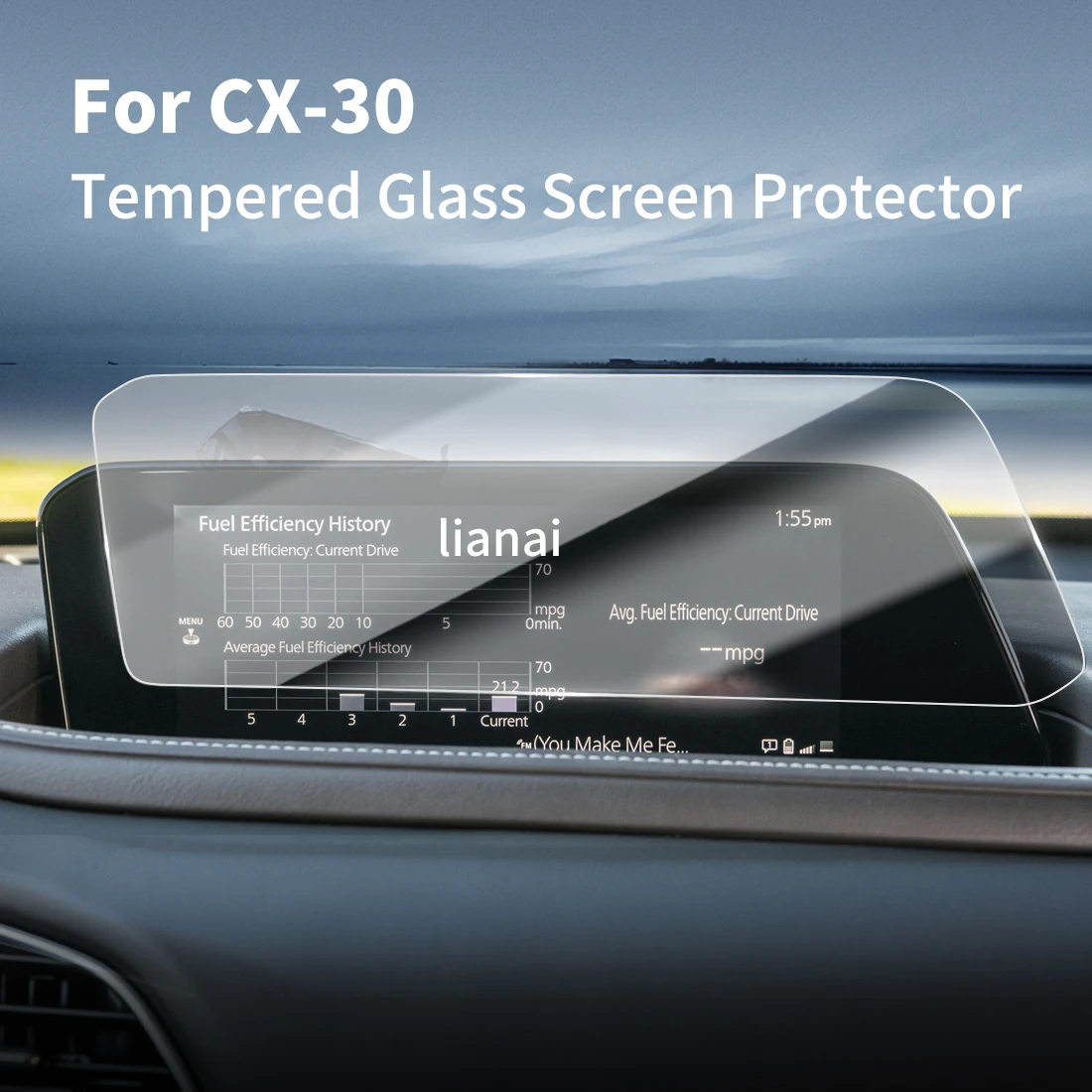 Interior Design Hd - ฟิล์มกันรอยหน้าจอสำหรับ Mazda CX-30 ปี 2026 รุ่นพวงมาลัยซ้าย