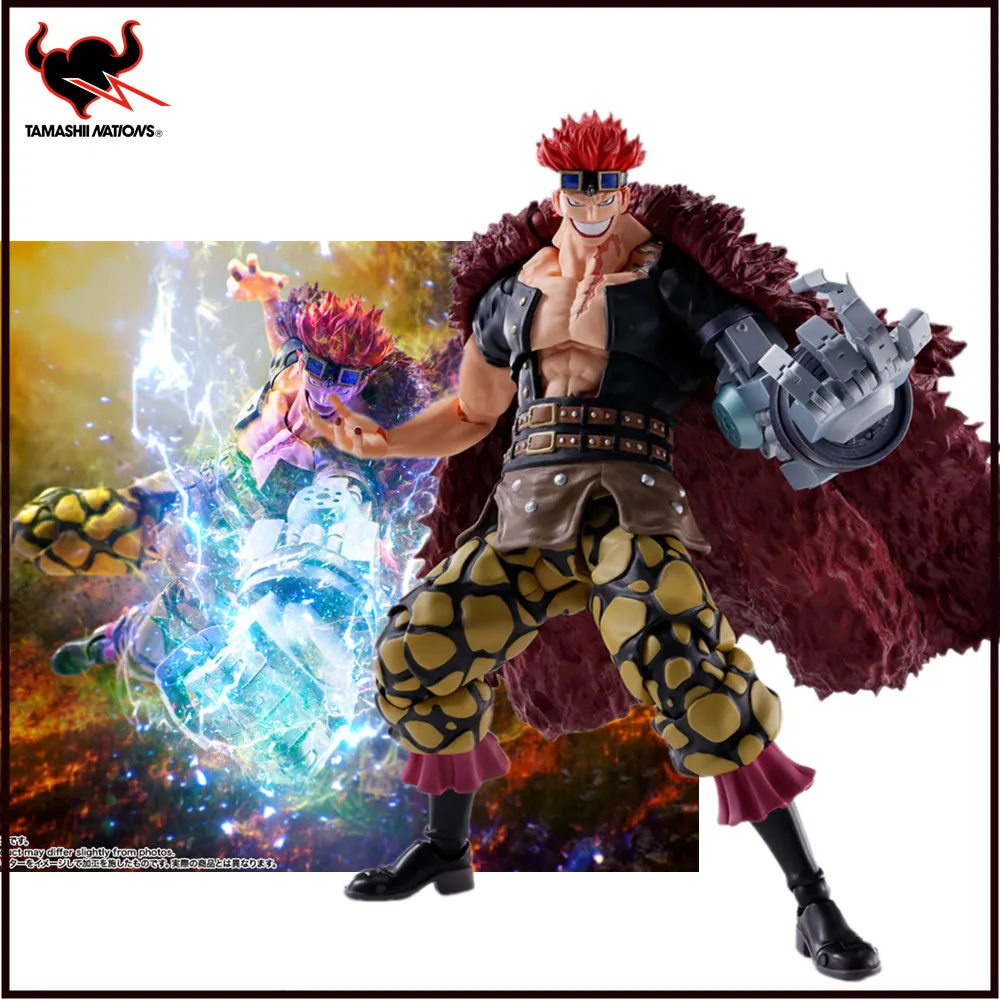 

In Stock Original One Piece S.H.Figuarts EUSTASS.KID -The Raid on Onigashima Anime Figure PVC Action Figure Toys Doll Model