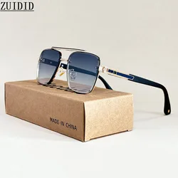 2025 Square Sunglass Men Luxury Sunscreen Rimless Sunglasses Women Vintage Fashion Glasses Gafas De Sol Hombre Lunette De Soleil