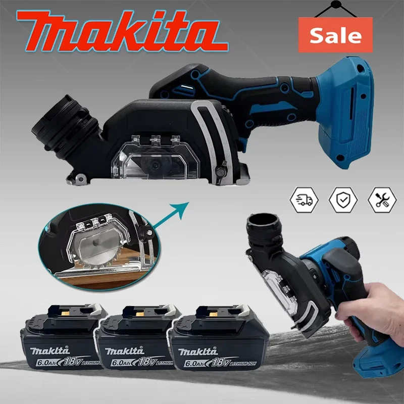 

Аккумуляторная ручная мини-пила Makita 3 дюйма, бесщеточная, электрическая, для резки и шлифовки