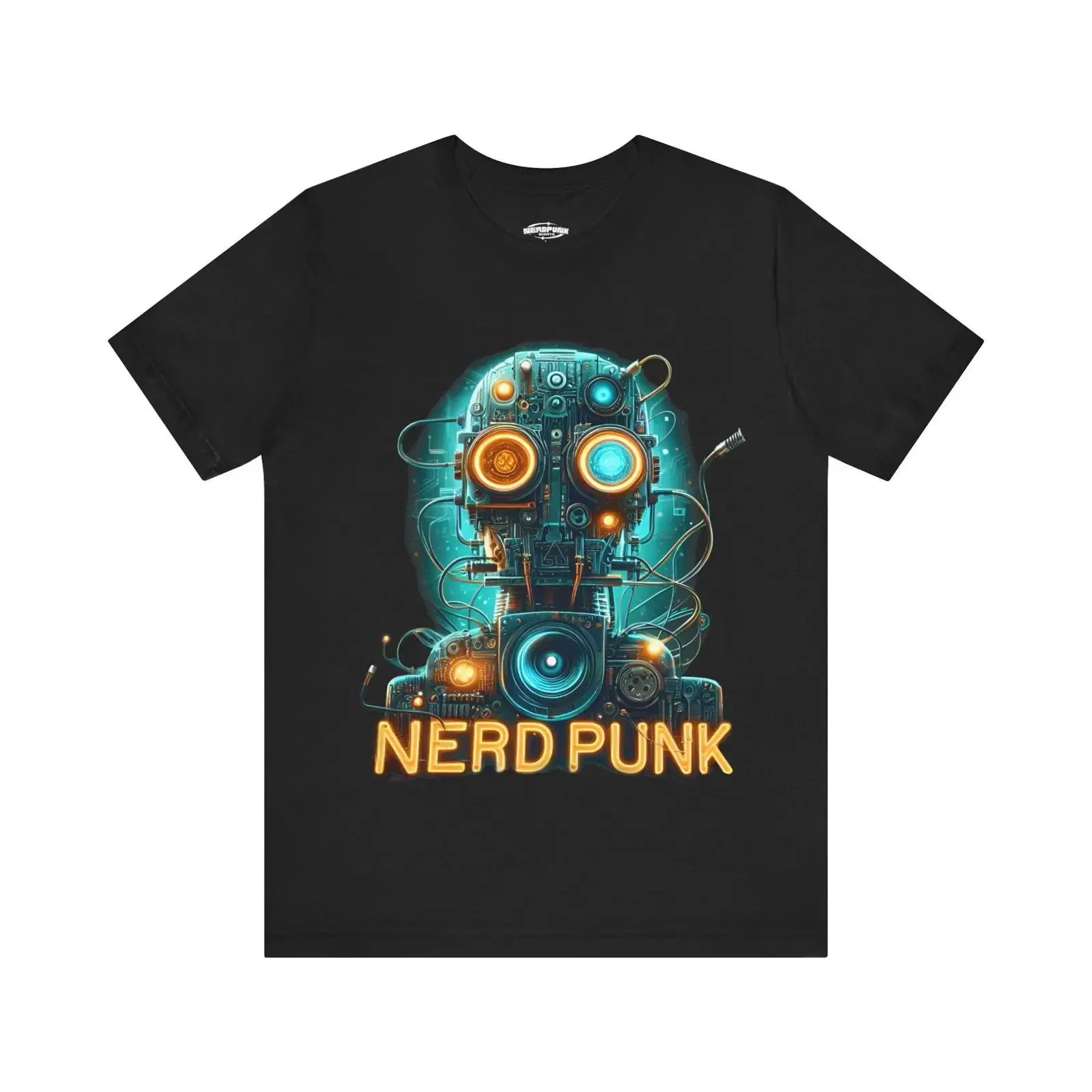 Junkyard Robot T Shirt Nerdpunk Sci Fi vintage Washed Unisex streetwear designer clothes Comfortable Top For Everyday Wear Soft
