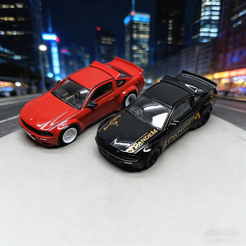 

New MM 1/64 Mustang MK5 S197 Pandem Alloy Racing Car Diecast & Toy Vehicle Car Model Miniature Scale Model Car For Children Gift