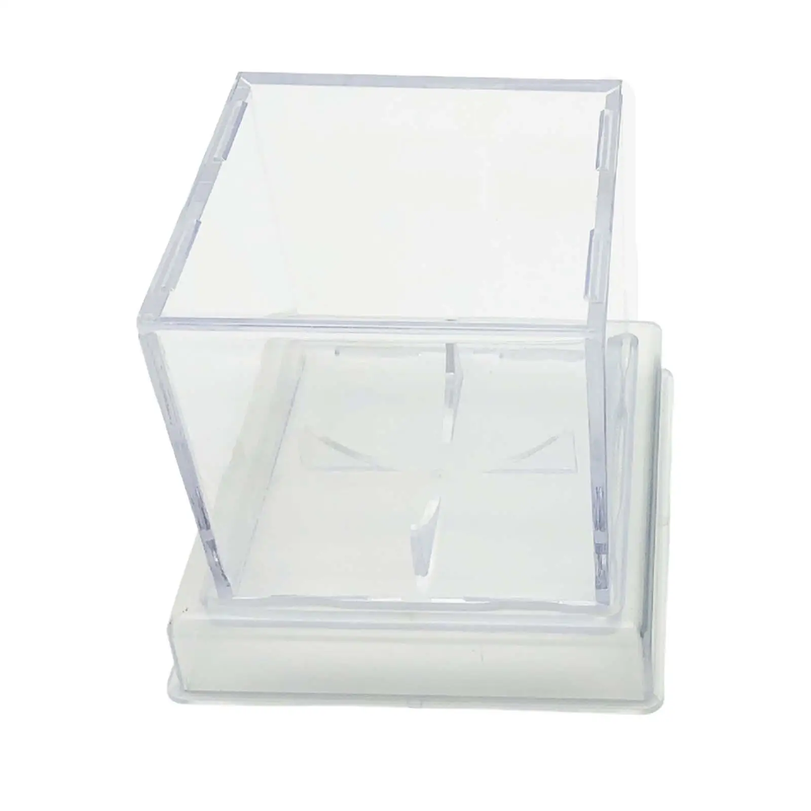 Sturdy Acrylic Baseball Holder 8cm Display Stand Memorabilia Case for Official Sports Ball Storage