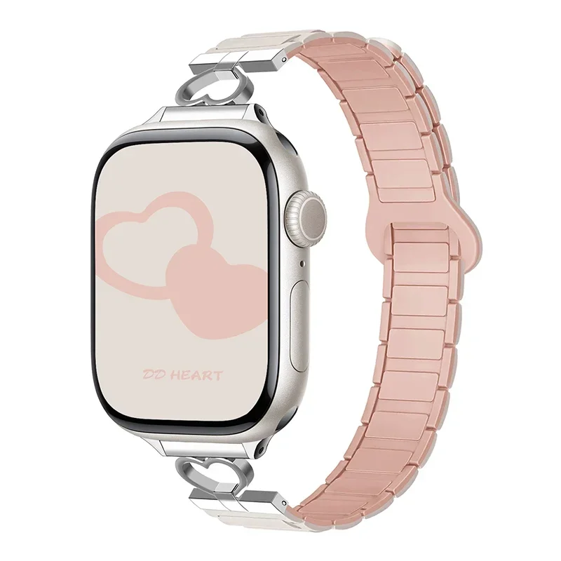 نمط الأشرطة ل سوار ساعة يد آبل 45 مللي متر 44 مللي متر 40 مللي متر 42 مللي متر 46 مللي متر 41 مللي متر 49 مللي متر 38 مللي متر سيليكون سوار IWatch سلسلة 10 SE 9 8 7 الترا 2