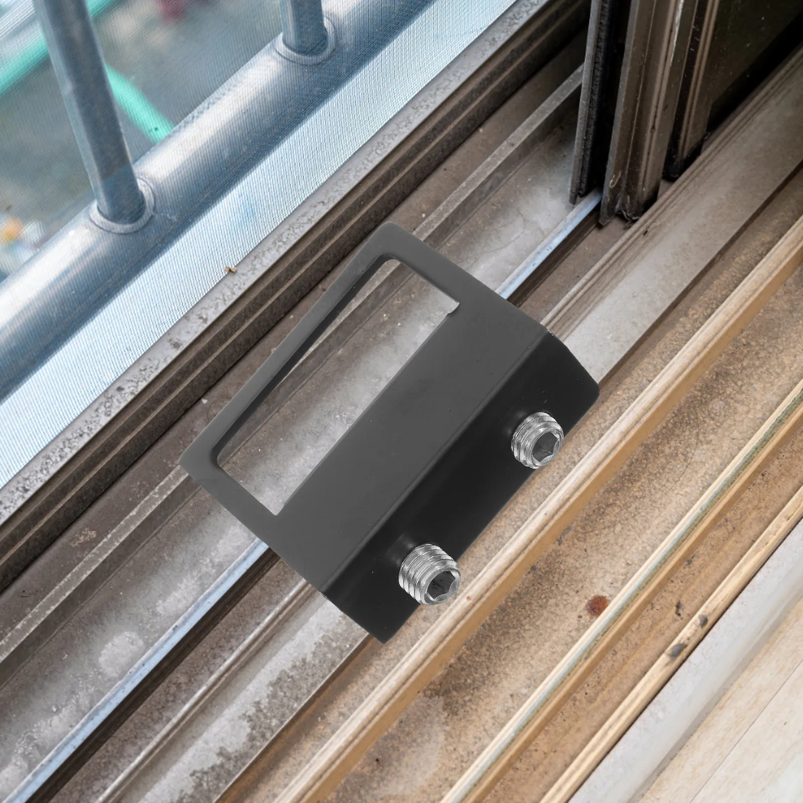 Adjustable No-Drill Sliding Window Limiter Lock – Keyed Security Lock for Living Room, Bedroom & Patio