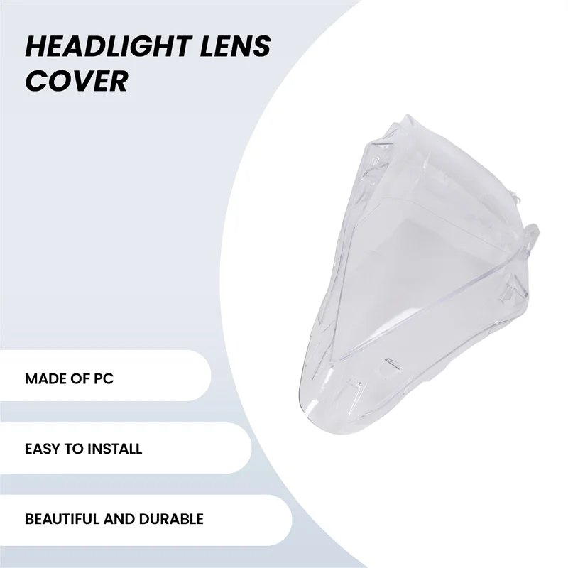 

Side Car Headlight Lens Cover Head Light Lamp Shade Shell Cover For-BMW 3 Series F30 F31 2016-2018 320 328 330 340-AS55
