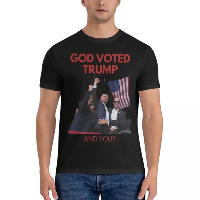 

Awesome vote T-shirts men crewneck cotton t shirts T-trumps short sleeve tee shirt 4XL 5XL clothing