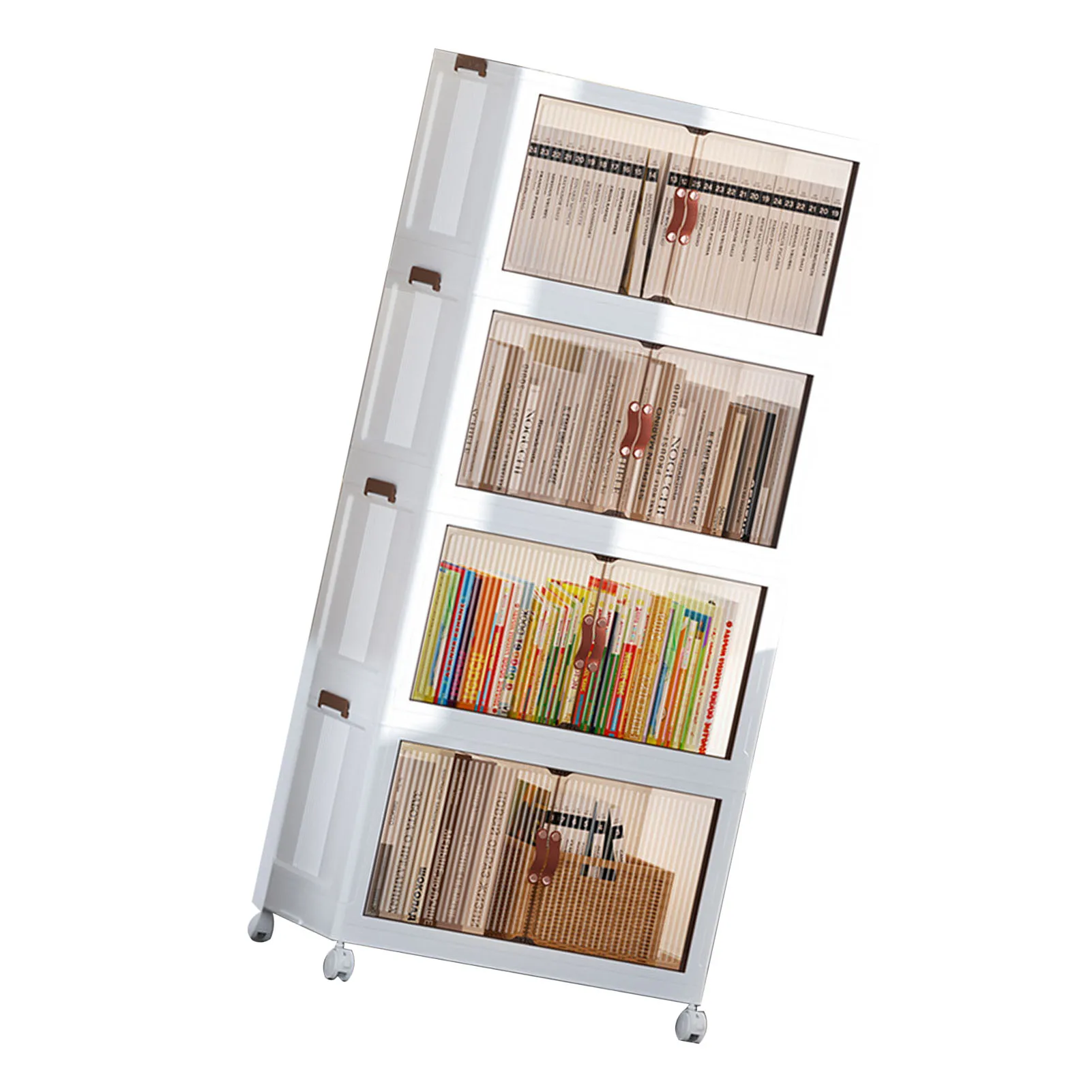 صفقة التخليص للطي الأطفال وجبة خفيفة خزانة توفير المساحة المنظم متعددة الوظائف البلاستيك غرفة المعيشة خزانة ملابس الطفل