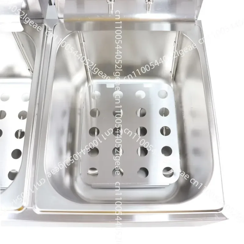 Commercial Restaurant Fryer 2 Slots 2 Baskets Electric Fryer