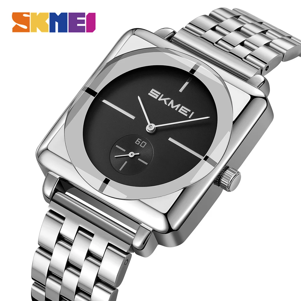 SKMEI 2413 Business Luxury Quartz Men Watches Dimensional Texture Dial Wrist Commercial affairs Fashion Date Time Male Watches