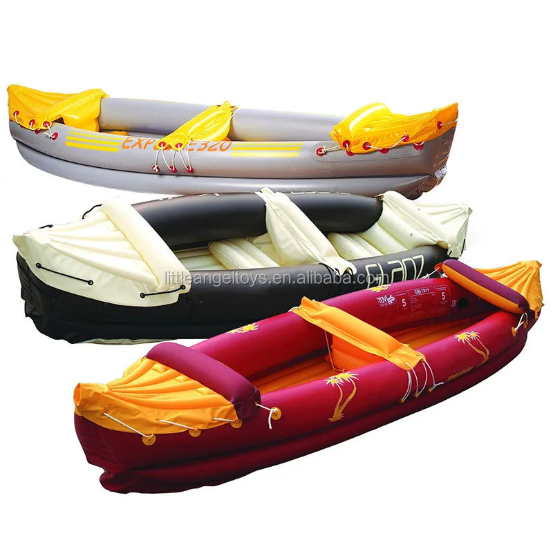 

pool inflatable 2 person Inflatable Canoe inflatable kayak heavy duty pvc product 2 person fishing kayak 3-4M