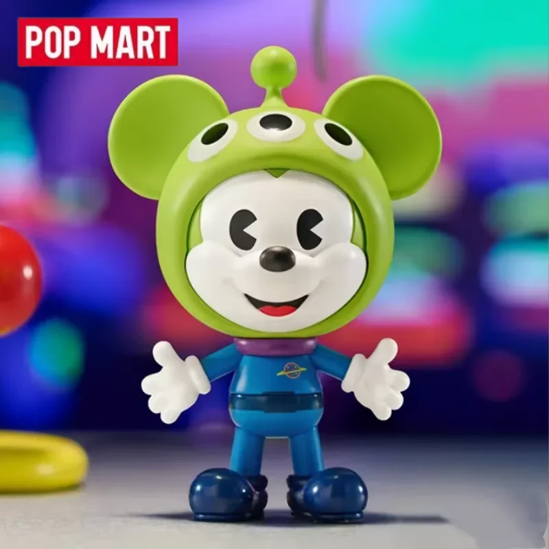

POP MART Disney Mickey REMIXED Mickey Meets PIXAR Series Blind Box Toys Mystery Box Guess Bag Настольная коллекция Аниме Фигурка