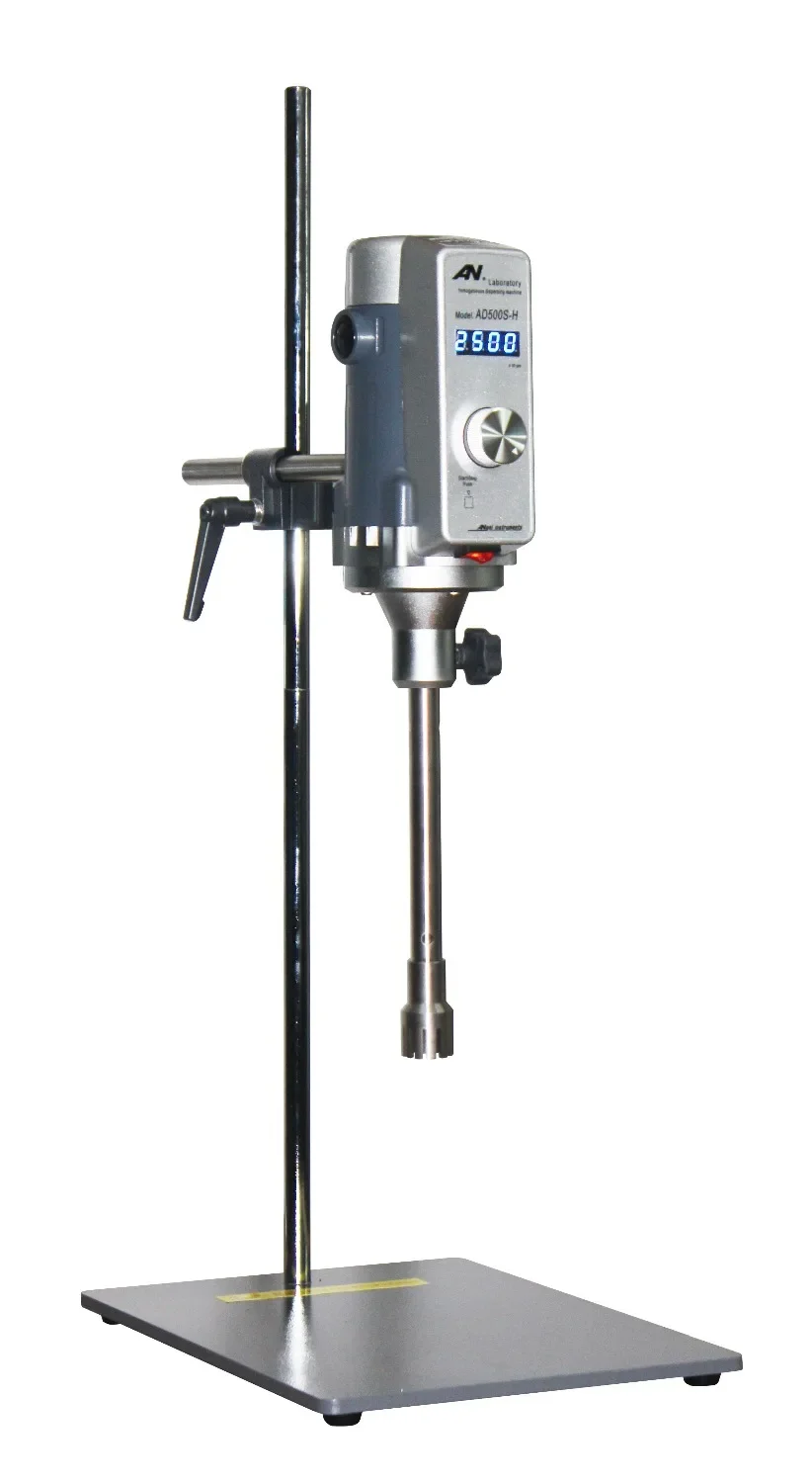 

30G Capacity(H2O):100-8000ml Lab Equipment Homogenizer Disperser Mixer AD500S-H 5000-28000rpm Digital Display High quality