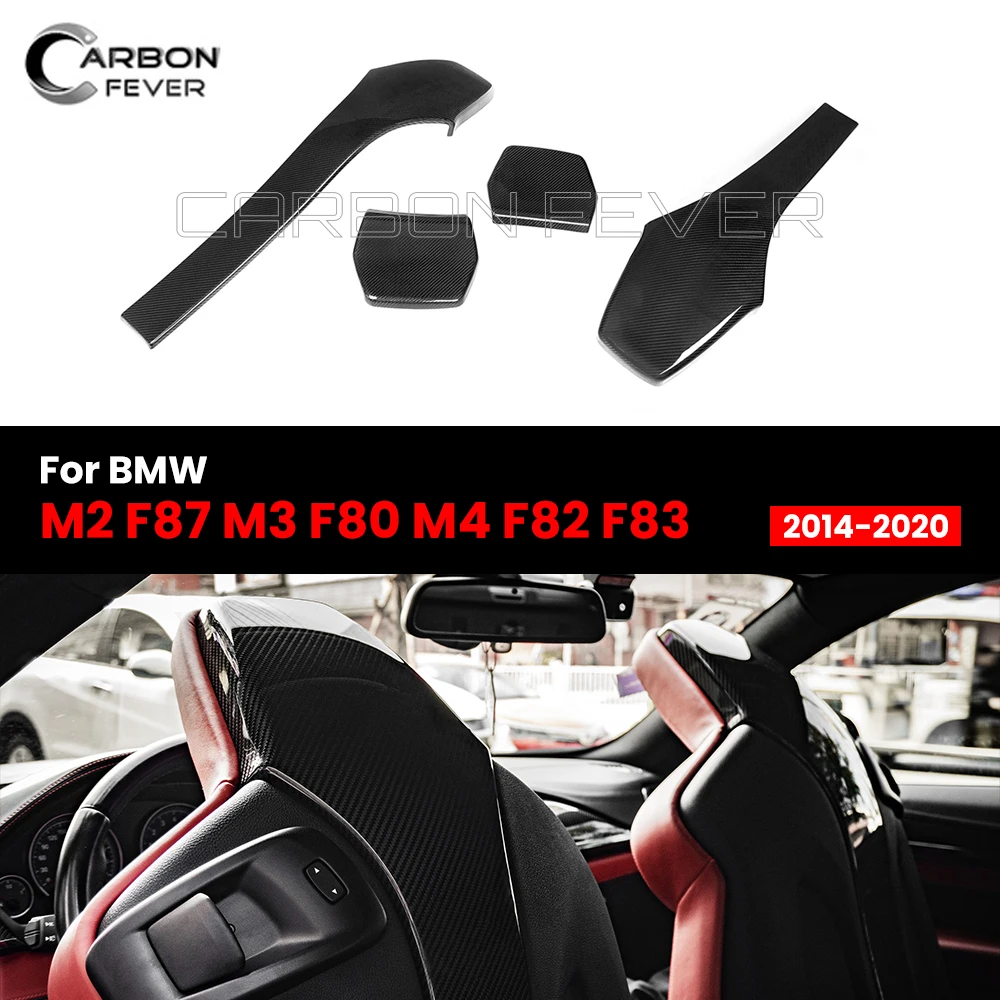 

Настоящая сухая накладка на спинку сиденья из углеродного волокна для BWM M2 F87 M3 F80 M4 F82 F83 OEM Style 2014-2020