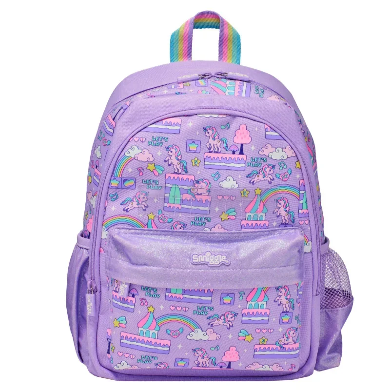 Echte Australien Smiggle Medium Schultasche Kinder Cartoon Rucksack Grundschüler Schulter Freizeit Tasche Brieftasche