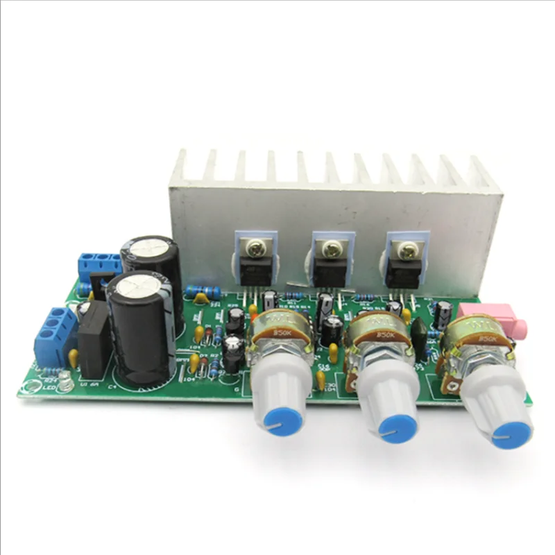 TDA2050+TDA2030 2.1 Three-channel Subwoofer Amplifier Board Module Finished Board Diy 60W