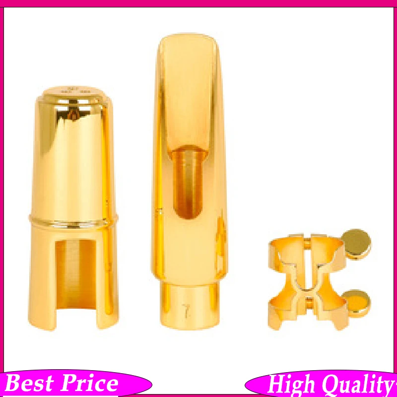

M MBAT Eb Alto Saxophone Pop Jazz Professional Performance Grade Metal Mouthpiece Cap Brass Saxophone Accessories