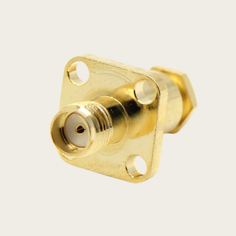 

2 шт./лот SMA женский фланец с 4 отверстиями фиксированная сварка 50-1,5 RG316 RG174 кабель RF разъем