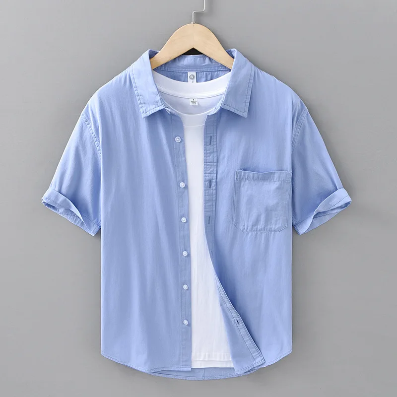 

Plain Shirt Mens Shirts Short Sleeves Original Men's T-shirt T-shirts Man Cheap Things With Free Shipping and Offers Tiki Sleeve