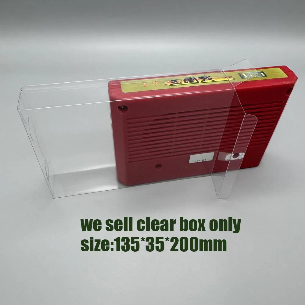 Newly arrived Transparent PET Display box Storage Case for IGS game card storage protective box