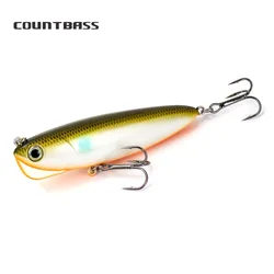 COUNTBASS Kunstaas Ultra-Long Shot Langzaam Zinkend Potlood, S-vormige Ondiepe Runner Stick Aas voor Zoutwater 90mm 18g
