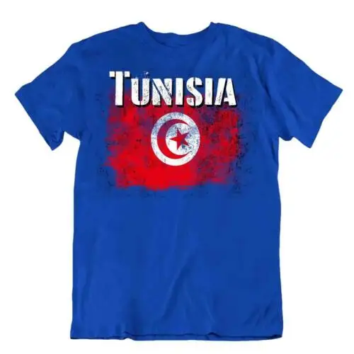 Tunisia flag Tshirt T-shirt Tee top city map PRIDE SOUVENIR basic apparel