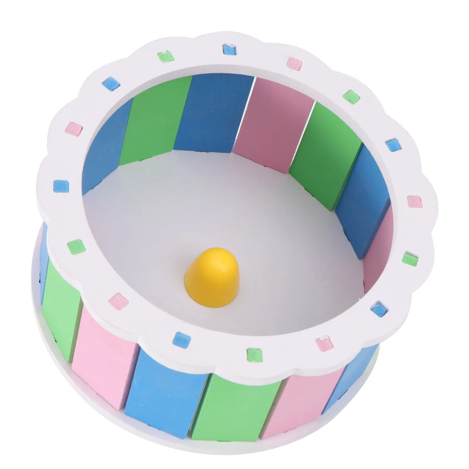 

Hamster Silent Running Wheel Pet Plaything Colorful Ecological Board Exercise Toy