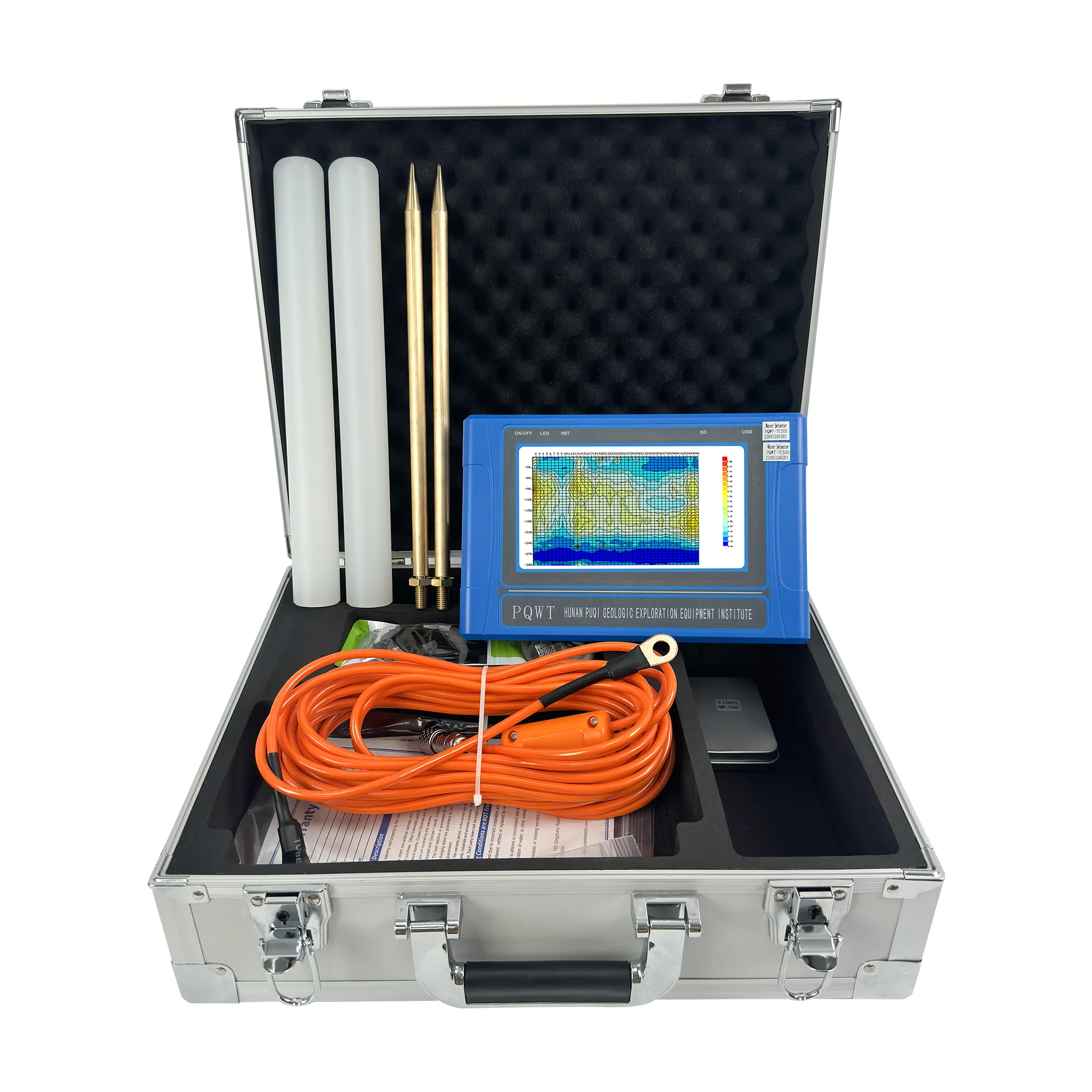 PQWT TC150 Underground Water Detector Geophysical Survey Borehole Drilling Water Finder Detection Machine