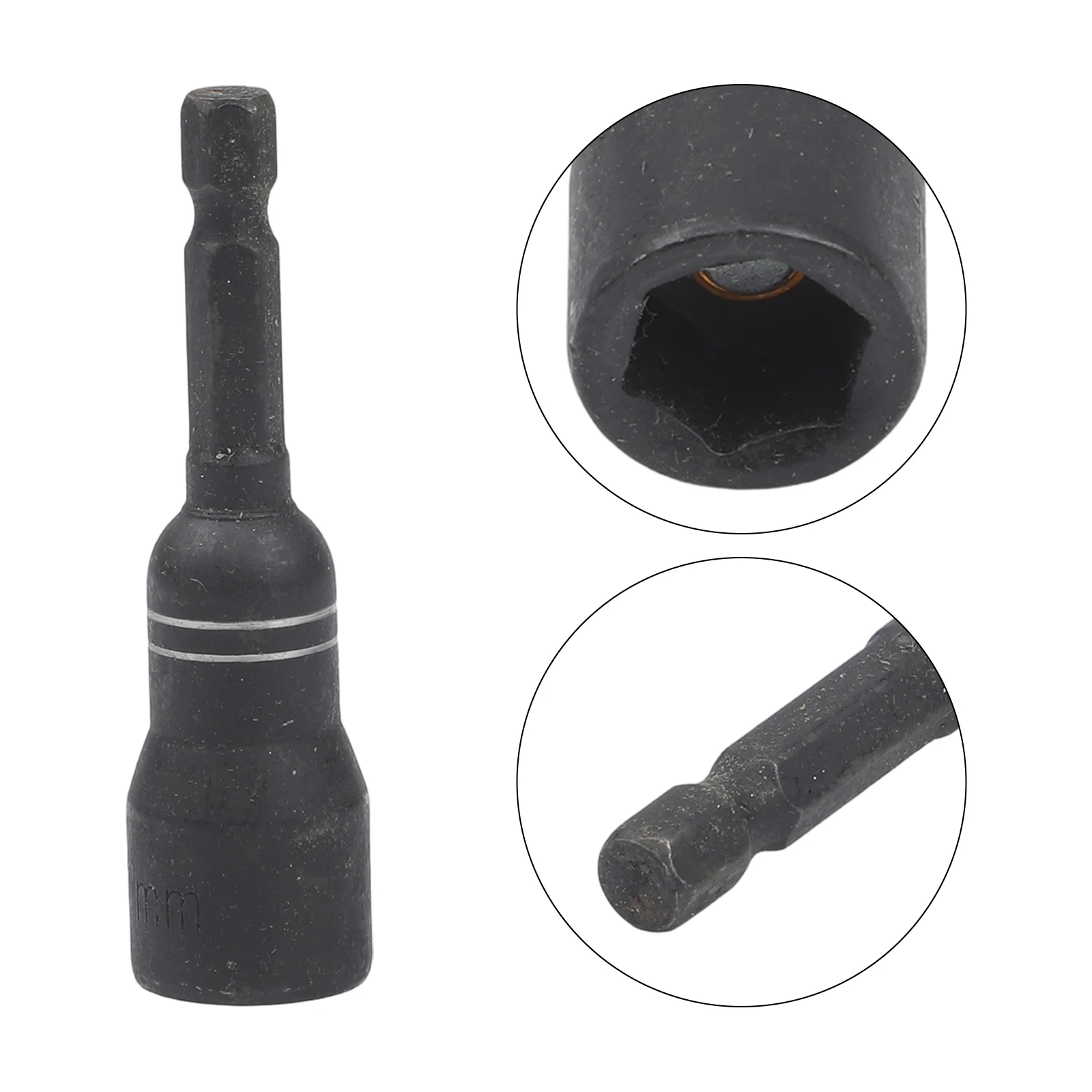 1/4 Inch Hex Shank Magnetic Socket For Electric Drill Pneumatic Drill And Cordless Power Tools In Workshop Settings