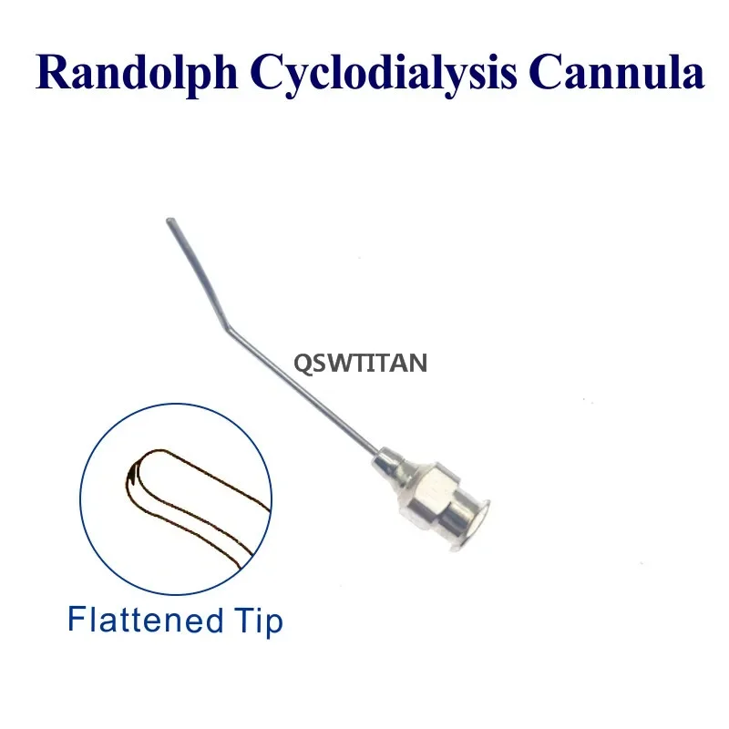 1pcs 25G/19G Randolph Cyclodialysis Cannula Ophthalmic Eye Instruments