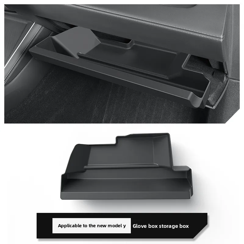 

2025 Tesla Renewed Model Y Juniper Car Co-Pilot Glove Box Storage Box Car Storage Box