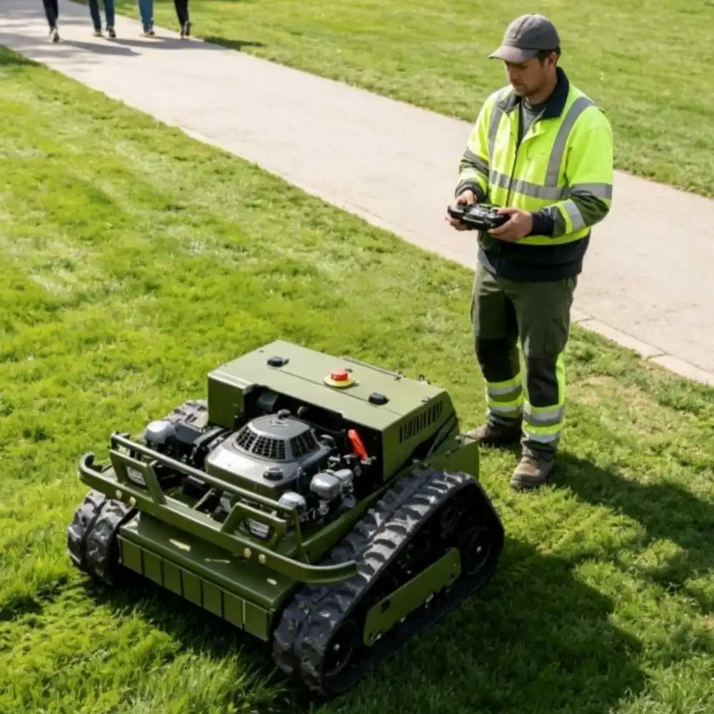 Customizable Intelligent Self-Propelled Lawn Mower  Steep Slope Construction Certified DIY Available Commercial Grade