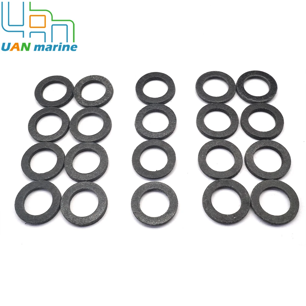 20 pcs 307552 Drain Screw Gasket for Johnson Evinrude OMC & Mercury Mercruiser Outboard 12-19183 12-20260 Sierra 18-29451-9