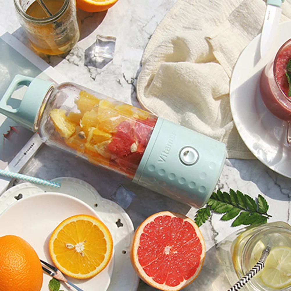 500ML 4000MAh przenośny blender do smoothie Mini mikser USB elektryczna sokowirówka ładowanie Vitamer sokowirówka