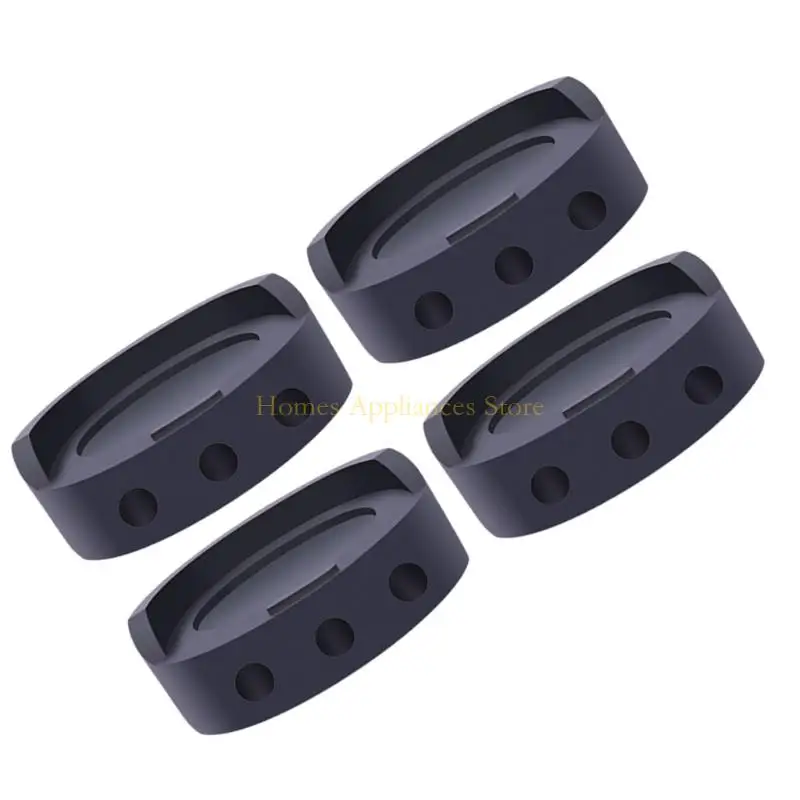 D0AB SET 4 tappetini stabilizzanti per elettrodomestici per prevenire agitazione e lo slittamento asciugatrice