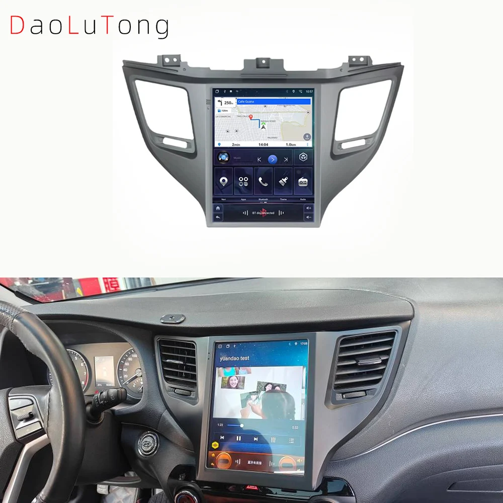 Android 15 Car Multimedia Player 9.7" Touchscreen Tucson 2015-2020 With CarPlay/Android Auto